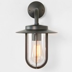 Montparnasse Outdoor Wall Sconce - Bronze / Clear