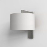 Ravello Wall Sconce - Matt Nickel / White