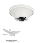 Gaugain Ceiling Fan Low Ceiling Adapter - Flat White