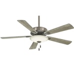 Contractor Uni-Pack Ceiling Fan with Light - Burnished Nickel / Savannah Grey