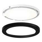 Ultra Slim Round Puck Light - Black