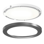 Ultra Slim Round Puck Light - Satin Nickel