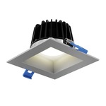 RGR 6IN Squre Color-Select Regressed Downlight - Satin Nickel