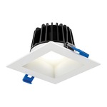 RGR 6IN Squre Color-Select Regressed Downlight - White