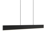 Deco Slim Linear Pendant - Black / Frosted