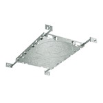 Universal Rough-In-Plate for 2/3/4/6 Inch Recessed Products - Galvanized Steel