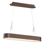 Step Up Linear Pendant - Bronze / White