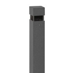 Miniquadro Outdoor Bollard Light - Anthracite Grey / Opal