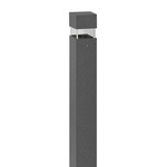 Miniquadro Outdoor Bollard Light - Anthracite Grey / Clear