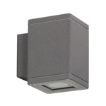 Microtorre Outdoor Downlight Wall Sconce - Anthracite Grey / Clear