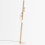 Willow Floor Lamp - Natural Oak / Brushed Copper