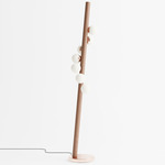 Willow Floor Lamp - Walnut / Brushed Copper