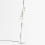 Willow Floor Lamp - White Oak / Brushed Stainless
