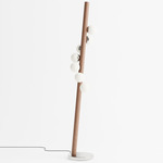 Willow Floor Lamp - Walnut / Brushed Stainless