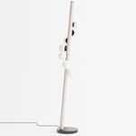 Willow Floor Lamp - White Oak / Black