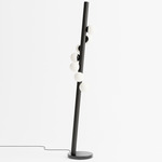 Willow Floor Lamp - Black Oak / Black