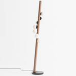 Willow Floor Lamp - Walnut / Black