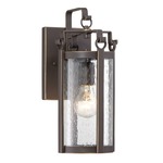 Somerset Lane Wall Sconce - Dakota Bronze / Clear Seeded