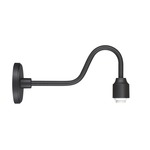 RLM Outdoor Arch Wall Sconce Arm - Sand Black