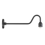RLM Outdoor Arch Wall Sconce Arm - Sand Black