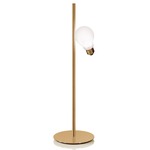 Idea Table Lamp - Brass / White