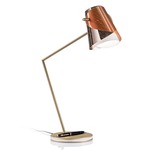 Overlay Montblanc Desk Lamp - Brushed Brass / Copper