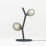Ivy Table Lamp - Anthracite Grey / Transparent Smoke Grey