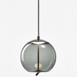 Knot Sfera Pendant - Chrome Black / Glossy Smoke Grey