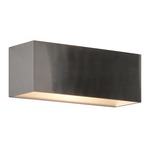 QB2 Wall Sconce - Brushed Chrome / White