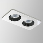 Vetro 3IN Twin Downlight Trim / Housing with Remote Power - White