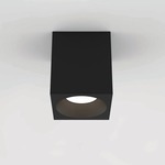 Kos Surface Mount Downlight - Textured Black