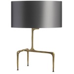 Braque Table Lamp - Antique Brass / Slate Grey