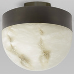 Lucid Ceiling Light / Wall Sconce - Bronze / Honed Alabaster
