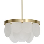 Sasha Pendant - Satin Brass / Fritted