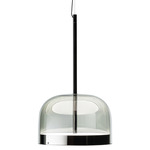 Equatore Pendant - Gloss Black / Smoke