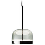 Equatore Pendant - Gloss Black / Smoke