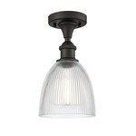 Castile Semi Flush Ceiling Light - Oil Rubbed Bronze / Clear