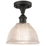 Arietta Semi Flush Ceiling Light - Oil Rubbed Bronze / Clear