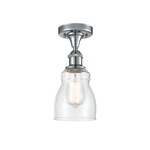 Ellery Semi Flush Ceiling Light - Polished Chrome / Clear Seedy