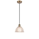 Arietta Mini Pendant - Brushed Brass / Clear