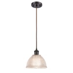 Arietta Cord Hung Mini Pendant - Oil Rubbed Bronze / Clear