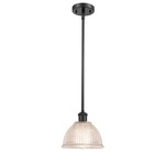 Arietta Pendant - Matte Black / Clear