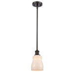 Ellery Pendant - Oil Rubbed Bronze / White