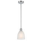 Brookfield Pendant - Polished Chrome / White