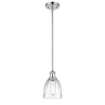 Brookfield Pendant - Polished Chrome / Clear