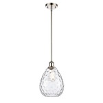 Waverly Pendant - Polished Nickel / Clear