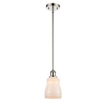 Ellery Pendant - Polished Nickel / White