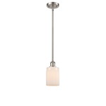 Hadley Pendant - Brushed Satin Nickel / Matte White