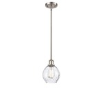 Waverly Pendant - Brushed Satin Nickel / Clear