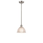 Arietta Pendant - Brushed Satin Nickel / Clear
